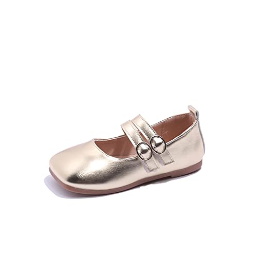 MaNMaNing Kleine Mädchen Kleid Schuhe Ballett für Mädchen Hochzeit Party Schule Kirche Kleid Schuhe Casual Slip On Ballerinas Kinder 33 von MaNMaNing