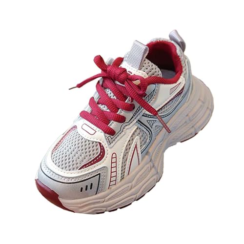 MaNMaNing Sneaker Mädchen Leicht Bequem Casual Laufschuhe Weich Sohle Atmungsaktiv Anti Rutsch Flexibel Für Kleinkinder Kinder 3 12Y Kinder Sportschuhe von MaNMaNing