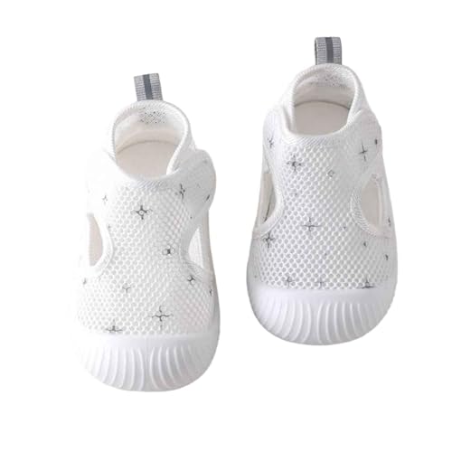 MaNMaNing Sommer Ankunft Baby Wanderschuhe Infant Mesh Weiche Sohle Unisex Kleinkind Schuhe 1 3 Jahre Slip Atmungsaktive Mesh Wanderschuhe (Black, 16-22 Months) von MaNMaNing