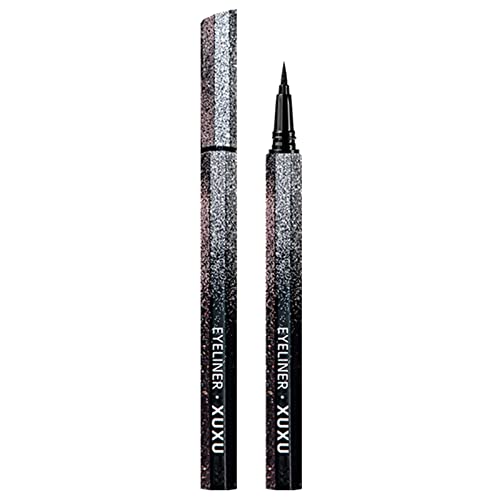 MaNMaNing Spitze Magnetischer Eyeliner Hochauflösender Fotoschwarzer wasserfester flüssiger Eyeliner-Stift Den ganzen Tag über magnetische Wimpern schwitzen (A, One Size) von MaNMaNing