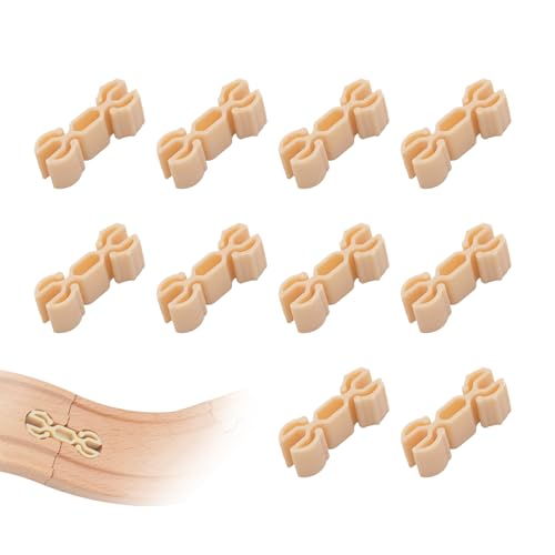 MaNeaz 10 Stück Holzschienen Adapter Verbinder Holzeisenbahn Zubehör Wiederverwendbare Universal Verbinder Set Für Spielzeugeisenbahnen Kompatibel Mit Brio Lillabo Melissa Thomas Ikea U.V.M von MaNeaz