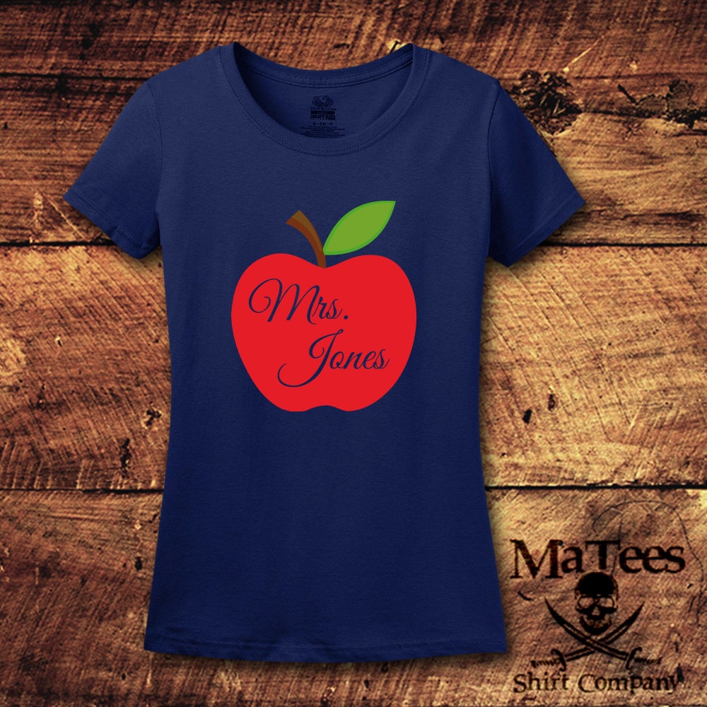 Personalisierte Lehrer Geschenk, Shirts, Geschenke, Lehrer, Geschenke Weihnachten, Geschenk Für Wertschätzung, Wertschätzung von MaTees