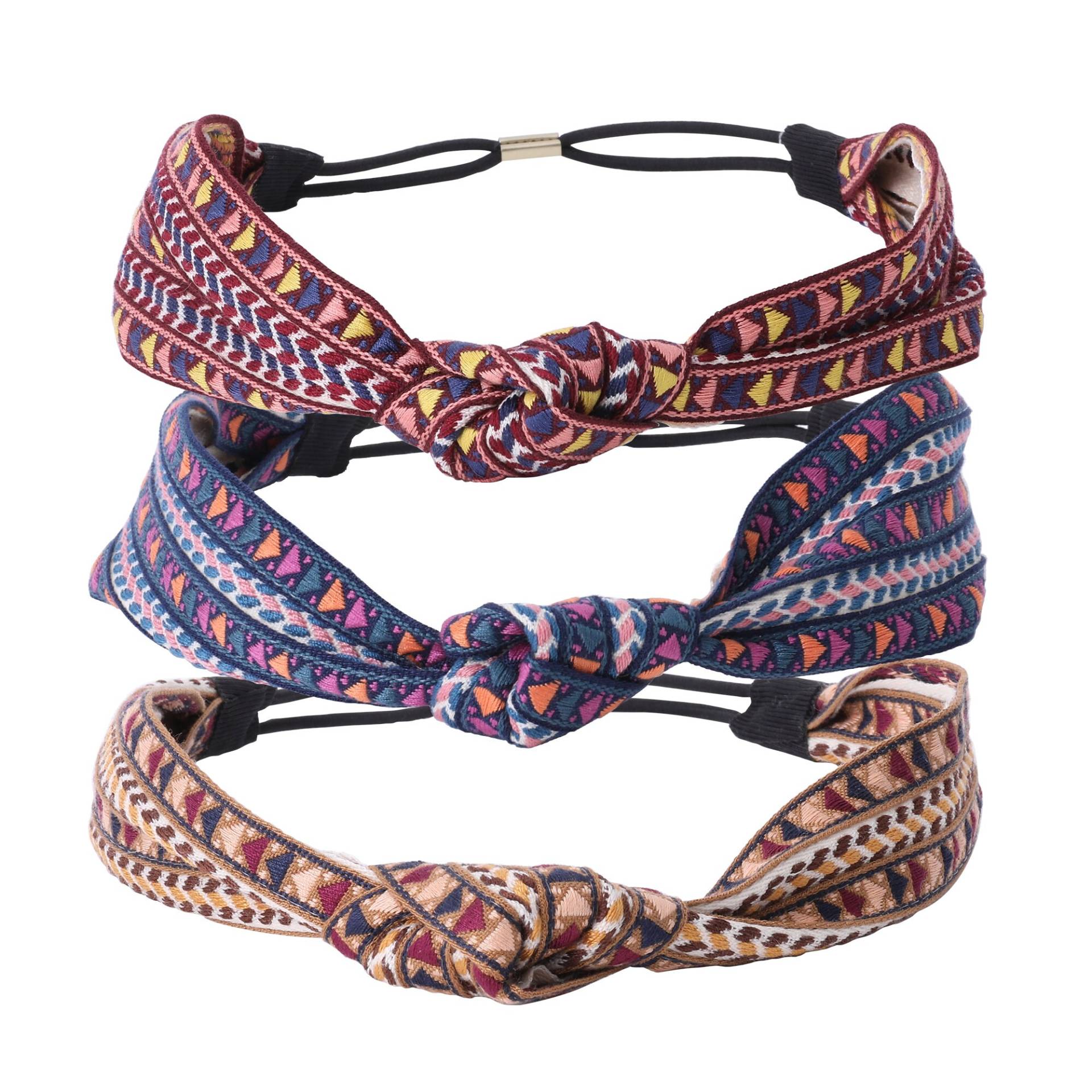 Breite Stoff Stirnband, Boho Helle Knoten Mode Retro-Stirnband, Frauen Kopfschmuck von MaZaLashop