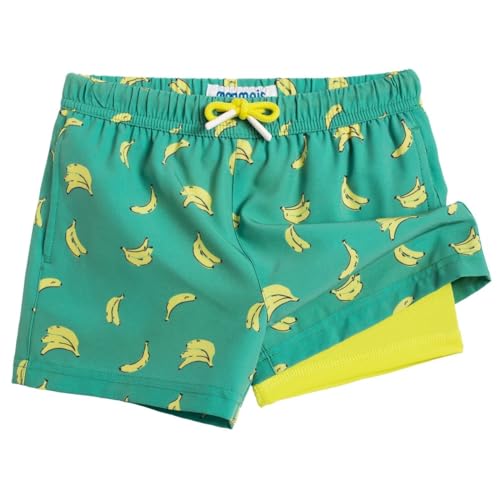 MaaMgic Badehose Jungen Badeshorts Kinder | Schnelltrocknend Schwimmhose Kurz Swim Shorts für Kleine | 2 in 1 Boardshorts mit Kompression Tasche Verstellbare Tunnelzug MEHRWEG,Banane,2 Jahre MaaMgic Badehose Jungen Badeshorts Kinder | Schnelltrocknend Schwimmhose Kurz Swim Shorts für Kleine | 2 in 1 Boardshorts mit Kompression Tasche Verstellbare Tunnelzug MEHRWEG,Banane,2 Jahre von MaaMgic