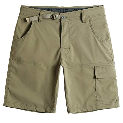 MaaMgic Herren Wandershorts Sportshorts Outdoor Bergsteigen Freizeit Leichte Locker atmungsaktiv Ultraschnell trocken für Outdoor-Klettershorts mit Mehreren Taschen, Grün, 32 von MaaMgic