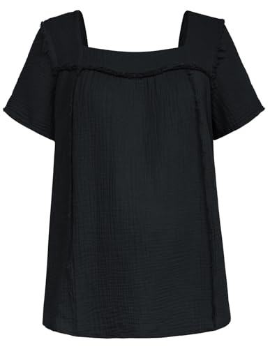 Maacie Umstandstop T-Shirt Schulterfrei Tops Slim Oberteil Herzausschnitt Komfort und Freizeit 417 von Maacie