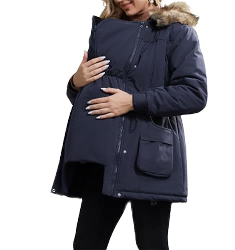Maacie Winter Umstandsmantel aus Baumwolle warme Alltags-Outdoor-Umstandsjacke Maacie Winter Umstandsmantel aus Baumwolle warme Alltags-Outdoor-Umstandsjacke von Maacie