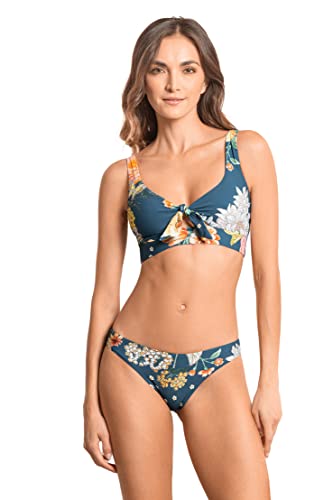 Maaji Damen Romantica Funfair Sportlicher Bralette Bikini, Blau, S von Maaji