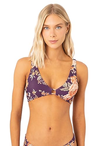 Maaji Damen Vintage Blume Perle Reversible Dreieck Bikini, Violett, Medium von Maaji