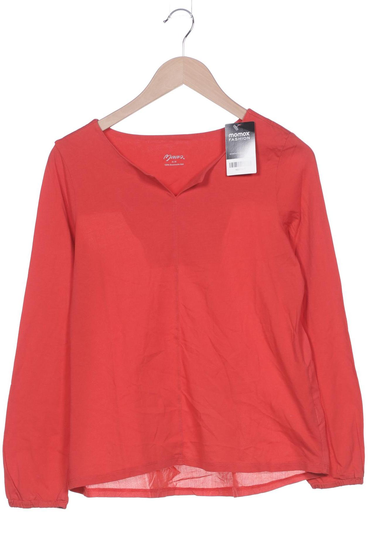 Maas Damen Langarmshirt, rot von Maas