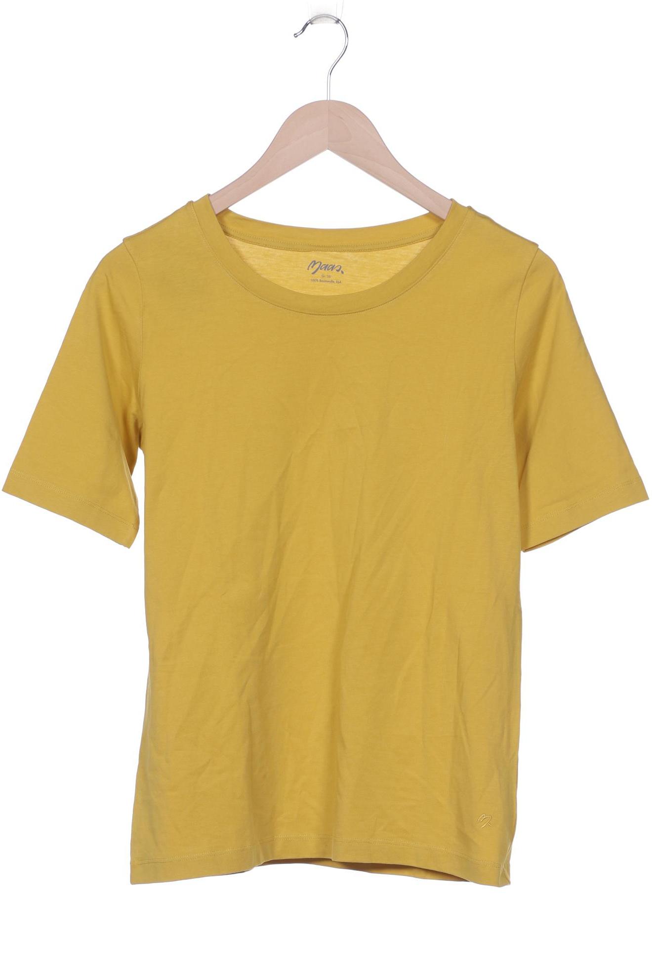 Maas Damen T-Shirt, gelb, Gr. 36 von Maas