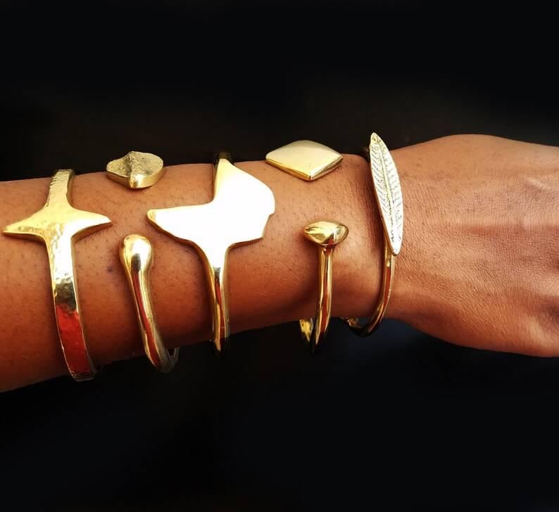 5 Messing Armreifen, Einheitsgröße, Verstellbar Armband, Großhandel Armreifen 5 Messing Armreifen, Einheitsgröße, Verstellbar Armband, Großhandel Armreifen von MaasaiJambo