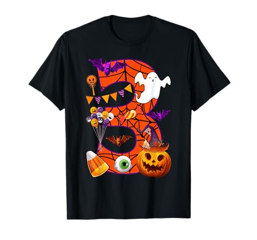 Niedlicher Geist zum 3. Geburtstag, Happy Halloween Day für Kinder T-Shirt Niedlicher Geist zum 3. Geburtstag, Happy Halloween Day für Kinder T-Shirt von Mab 3rd Birthday Party Happy Halloween Costume Day