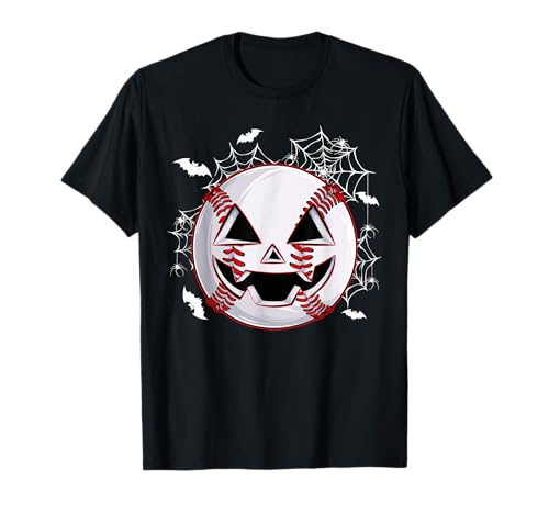 Baseball Jack O Laterne Kürbis Gesicht Halloween Kostüm Jungen T-Shirt Baseball Jack O Laterne Kürbis Gesicht Halloween Kostüm Jungen T-Shirt von Mab Baseball Lovers Happy Halloween Costume Day