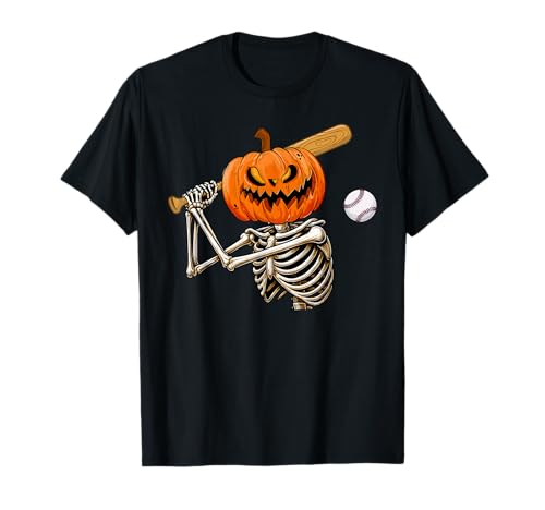 Baseballspieler Skelett mit Mond Halloween Kostüm Jungen T-Shirt Baseballspieler Skelett mit Mond Halloween Kostüm Jungen T-Shirt von Mab Baseball Lovers Happy Halloween Costume Day