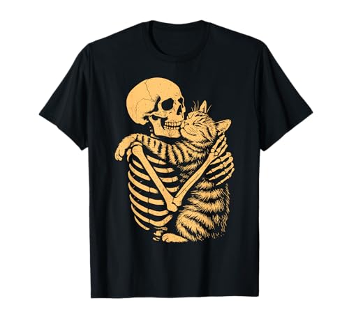 Skelett hält Katze Kätzchen Happy Halloween Kostüm Tag Kinder T-Shirt Skelett hält Katze Kätzchen Happy Halloween Kostüm Tag Kinder T-Shirt von Mab Cat Kitten Skeleton Halloween Costume Day Tee