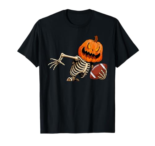 Fußballspieler Skelett mit Mond Halloween Kostüm Jungen T-Shirt Fußballspieler Skelett mit Mond Halloween Kostüm Jungen T-Shirt von Mab Football Lovers Happy Halloween Costume Day