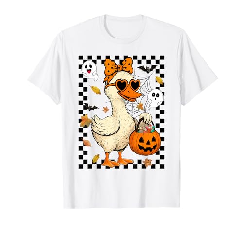 Niedliche Gans - mit Jack O Laterne Kürbis Halloween Tag Mädchen T-Shirt Niedliche Gans - mit Jack O Laterne Kürbis Halloween Tag Mädchen T-Shirt von Mab Gooses Ghost Halloween Costume Day Boys Girls
