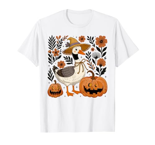 Niedliche Gans - mit Jack O Laterne Kürbis Halloween Tag Mädchen T-Shirt Niedliche Gans - mit Jack O Laterne Kürbis Halloween Tag Mädchen T-Shirt von Mab Gooses Happy Halloween Costume Day Boys Girls