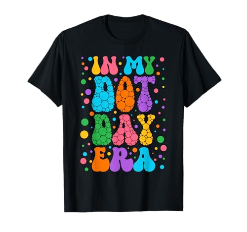 Groovy Retro In My Dot Day Era Polka Dot Kinder Mädchen Jungen T-Shirt von Mab Polka Dot Lovers Happy Dot Day Girls Kids Boys