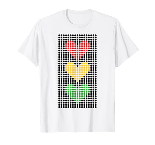 Happy Dot Day Herz Ampel Polka Dot Kinder Mädchen Jungen T-Shirt von Mab Polka Dot Lovers Happy Dot Day Girls Kids Boys