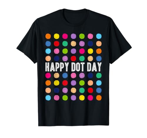 Lustiger Happy Dot Day Polka Dot Art Studenten Kinder Mädchen Jungen T-Shirt von Mab Polka Dot Lovers Happy Dot Day Girls Kids Boys