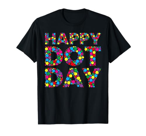 Lustiger Happy Dot Day Polka Dot Art Studenten Kinder Mädchen Jungen T-Shirt von Mab Polka Dot Lovers Happy Dot Day Girls Kids Boys