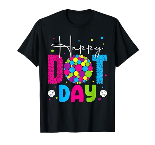 Lustiger Happy Dot Day Polka Dot Art Studenten Kinder Mädchen Jungen T-Shirt von Mab Polka Dot Lovers Happy Dot Day Girls Kids Boys