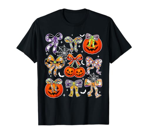 Niedliche Kürbisse und Schleifen Happy Halloween Kostüm Tag Mädchen Kinder T-Shirt Niedliche Kürbisse und Schleifen Happy Halloween Kostüm Tag Mädchen Kinder T-Shirt von Mab Pumpkin Lovers Happy Halloween Costume Day Tee