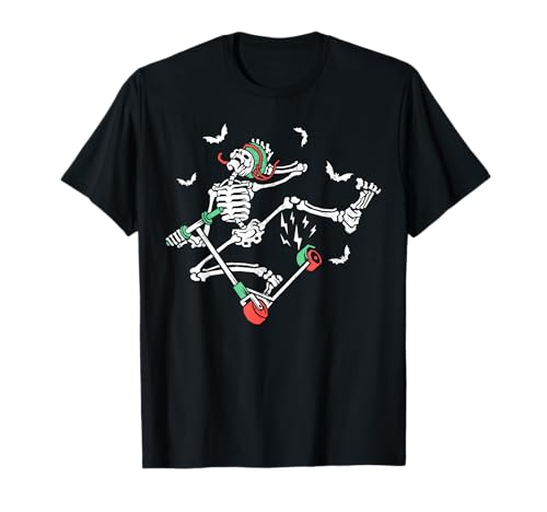 Lustiges Skelett spielt Stunt Scooter Halloween Kostüm Jungen T-Shirt Lustiges Skelett spielt Stunt Scooter Halloween Kostüm Jungen T-Shirt von Mab Stunt Scooter Lovers Happy Halloween Costume