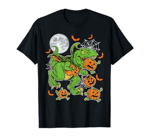 T Rex Im Teufel Kostüm Cosplay & Kürbisse Halloween Jungen T-Shirt T Rex Im Teufel Kostüm Cosplay & Kürbisse Halloween Jungen T-Shirt von Mab T Rex Dinosaur Lovers Halloween Costume Day