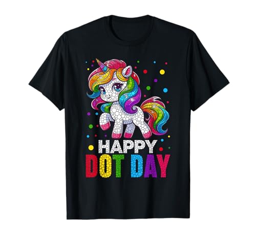 Niedliches Einhorn Polka Dot Art Student Happy Dot Day Mädchen Kinder T-Shirt Niedliches Einhorn Polka Dot Art Student Happy Dot Day Mädchen Kinder T-Shirt von Mab Unicorn Lover Owner Happy Dot Day Girls Kids