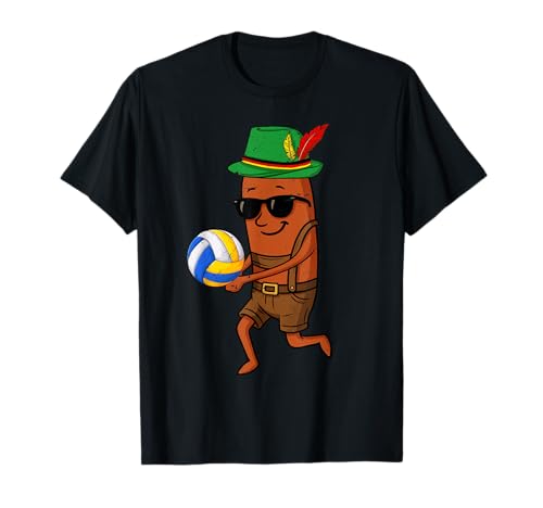 Wurst Wurst Volleyball Oktoberfest Festival Herren T-Shirt von Mab Volleyball Lovers Germany Festival Oktoberfest