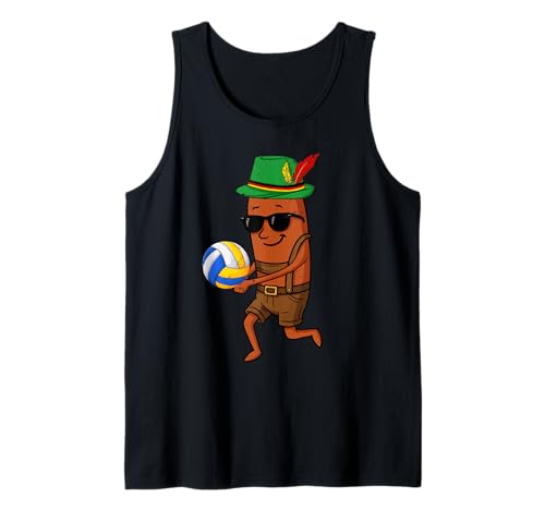 Wurst Wurst Volleyball Oktoberfest Festival Herren Tank Top von Mab Volleyball Lovers Germany Festival Oktoberfest