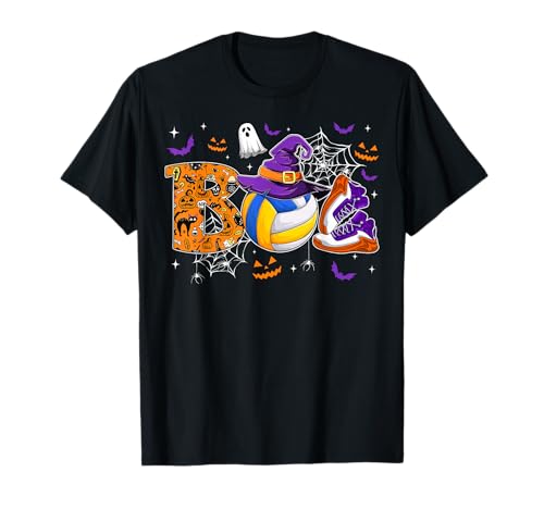 Niedlicher Boo Volleyballspieler Happy Halloween Kostüm Tag Jungen T-Shirt Niedlicher Boo Volleyballspieler Happy Halloween Kostüm Tag Jungen T-Shirt von Mab Volleyball Lovers Happy Halloween Costume Day