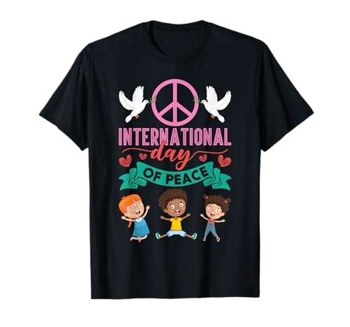 Internationaler Tag des Friedens Weltfriedenstag 21. September Kinder T-Shirt Internationaler Tag des Friedens Weltfriedenstag 21. September Kinder T-Shirt von Mab World Peace Day International Day Of Peace Tee