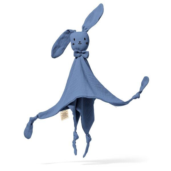Mababu Musselin Schmusetuch Hase - Geschenke zur Geburt - 100% GOTS Bio Baumwolle - Schnuffeltücher & Trösterchen von Mababu