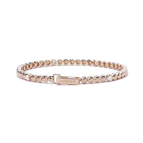 MABINA - Armband aus Silber 925/°°°° rosé | Pensiero Stupendo, Silber, Nicht zutreffend. MABINA - Armband aus Silber 925/°°°° rosé | Pensiero Stupendo, Silber, Nicht zutreffend. von Mabina Gioielli