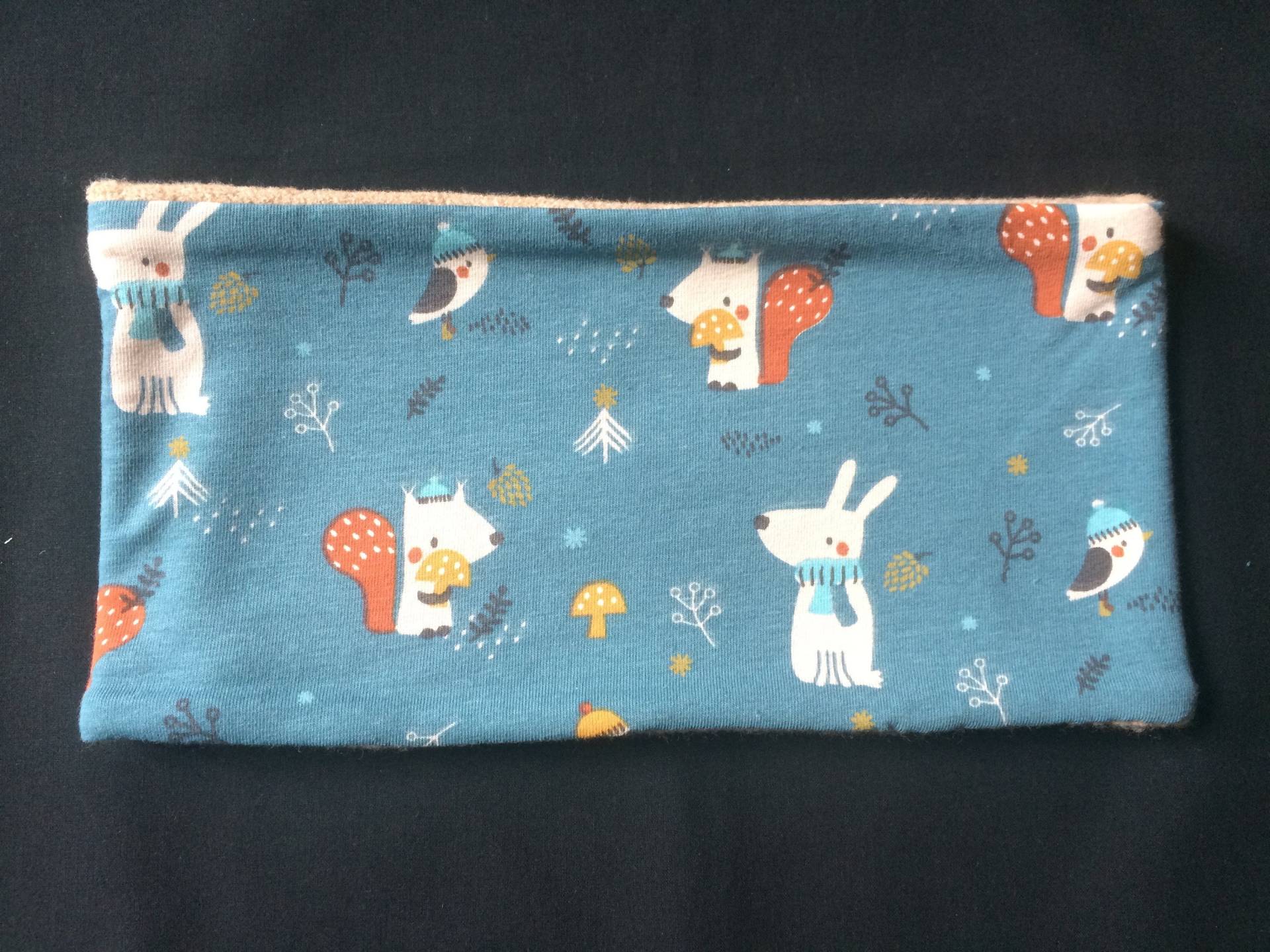 Snood Halsumfang 50 cm - Waldtiere Snood Halsumfang 50 cm - Waldtiere von MaboiteaBidouilles