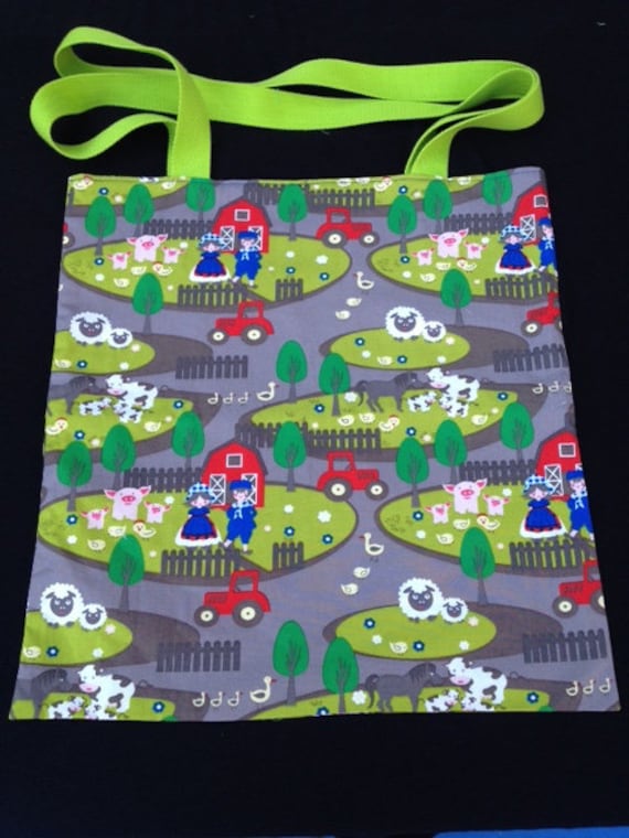 Tote Bag "Auf Der Farm" Reversibel Tote Bag "Auf Der Farm" Reversibel von MaboiteaBidouilles