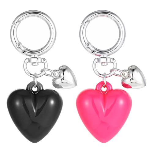 Mabor 2 Stück Herz Schlüsselanhänger, Pärchen Schlüsselanhänger Karabiner Geschenke für Frauen Schlüssel Anhänger Bag Charms Paargeschenke Hochzeitsgeschenke Mabor 2 Stück Herz Schlüsselanhänger, Pärchen Schlüsselanhänger Karabiner Geschenke für Frauen Schlüssel Anhänger Bag Charms Paargeschenke Hochzeitsgeschenke von Mabor