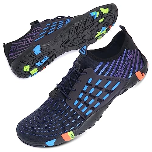 Mabove Strandschuhe Wasserschuhe Herren Schnell Trocknen Surfschuhe Schwimmschuhe Aquaschuhe Badeschuhe Barfussschuhe(Blau 932,42 EU) von Mabove