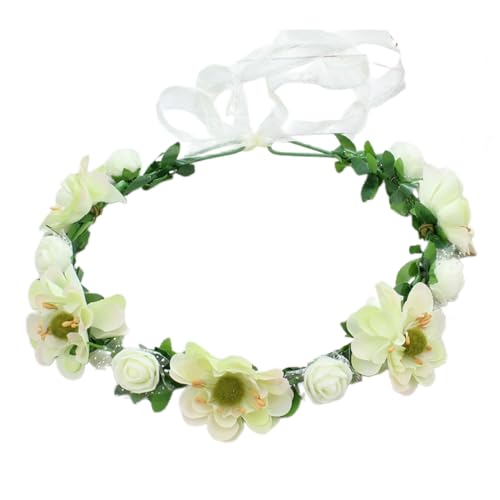 Brautblume für Hochzeit, Blumen-Haarband, Braut, Blumen-Haarbänder, Blumengirlanden für besondere Feiern, Blumen-Haarbänder von Mabta
