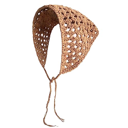 Damen-Kopftuch, einfarbig, exquisites handgewebtes Stirnband, Bandana, Haarband für Urlaub, weiches Baumwollhaarband von Mabta