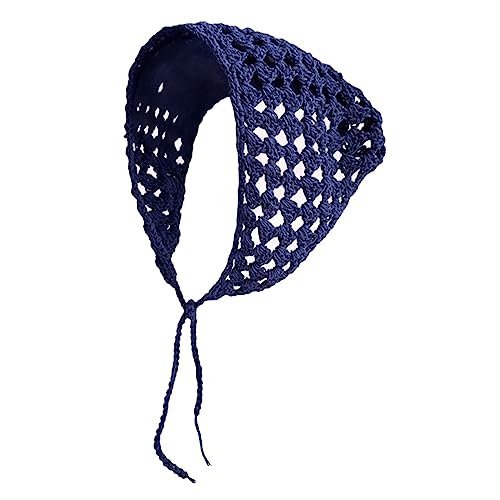 Damen-Kopftuch, einfarbig, exquisites handgewebtes Stirnband, Bandana, Haarband für Urlaub, weiches Baumwollhaarband von Mabta