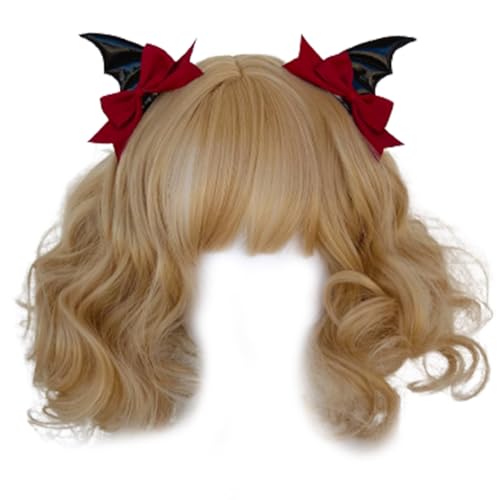 Gothic Dunkle Haarspange Mädchen Haarspangen Schwarz Frisuren Teufelsflügel Haarspange Gothic Fledermausflügel Vielseitige Haarspangen Gothic Haarspangen für Frauen von Mabta