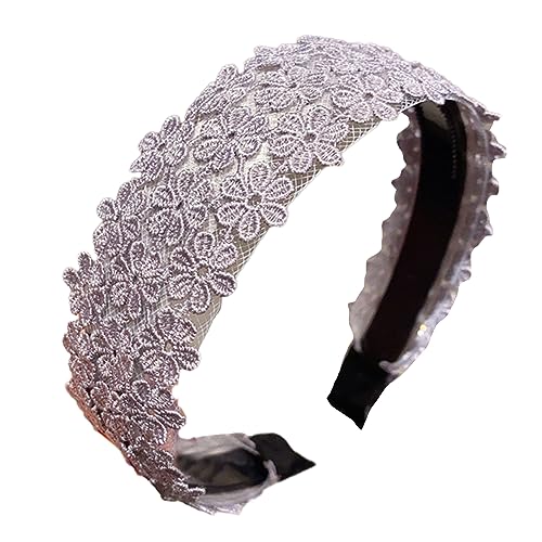 Stoff-Stirnband für Damen mit Blumenmuster, zarte Stirnbänder, rutschfeste Stirnbänder, süße Haarbänder, Yoga-Zubehör, Blumen-Stirnband für Mädchen, Blumen-Stirnbänder für Frauen, von Mabta