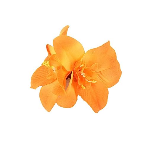 Stoffblumen-Haarspange für Damen, elegante Stoffblume, Seitenclip, Haar-Accessoires, Pferdeschwanz-Halter, Haarspangen, Haarspange, Strand-Hochzeit, Damen, Urlaubs-Haarnadel von Mabta