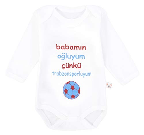 Trabzonspor Taraftar Bebek Badi Baby Body Trabzon Tulum Fanatik Babamin Ogluyum (56) von Mabu