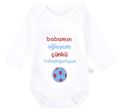Trabzonspor Taraftar Bebek Badi Baby Body Trabzon Tulum Fanatik Babamin Ogluyum (68) von Mabu
